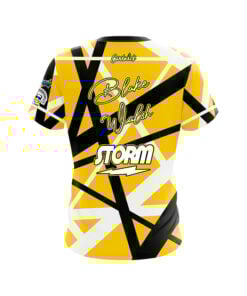 Alternative view of Storm Blake Walsh Yellow Rocker CoolWick Bowling Jersey