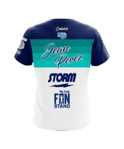 Alternative view of Storm Jean Perez Teal Block CoolWick Bowling Jersey
