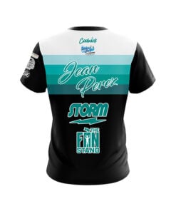 Alternative view of Storm Jean Perez Reverse Teal Block CoolWick Bowling Jersey