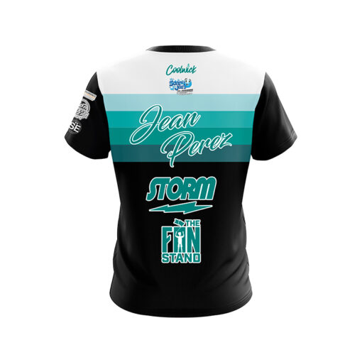 Storm Jean Perez Reverse Teal Block CoolWick Bowling Jersey - Image 2