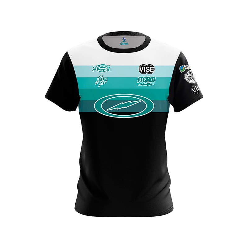 Storm Jean Perez Reverse Teal Block CoolWick Bowling Jersey