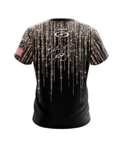 Alternative view of Storm Katelyn Abigania Gold Glitter CoolWick Bowling Jersey