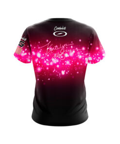 Alternative view of Storm Katelyn Abigania Pink Sparkles CoolWick Bowling Jersey