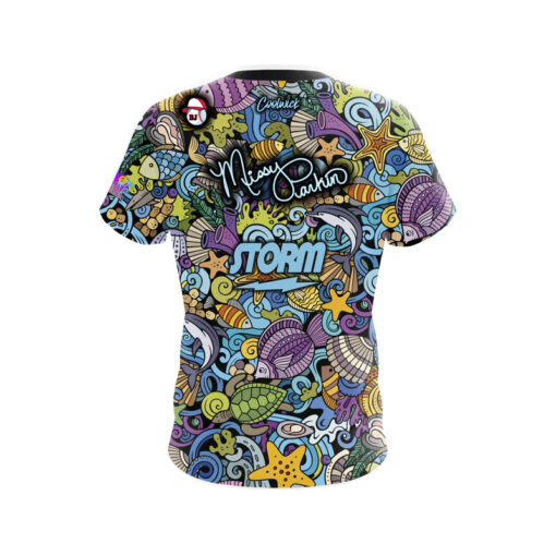 Storm Missy Parkin Ocean Fun CoolWick Bowling Jersey - Image 2