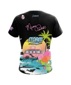 Alternative view of Storm Missy Parkin Sporty Hibiscus CoolWick Bowling Jersey