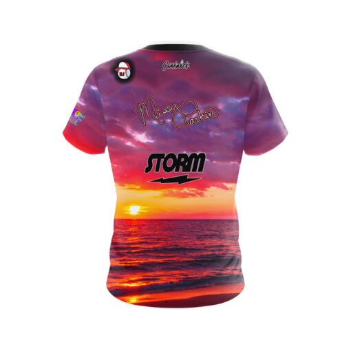 Storm Missy Parkin Tropical Dusk CoolWick Bowling Jersey - Image 2