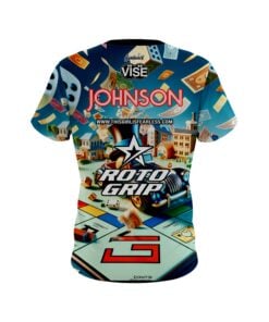 Alternative view of Stefanie Johnson Roto Grip Boardwalk Empire CoolWick Bowling Jersey