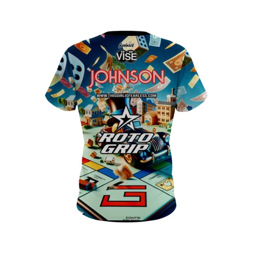 Stefanie Johnson Roto Grip Boardwalk Empire CoolWick Bowling Jersey - Image 2