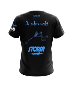 Alternative view of Storm Patrick Dombrowski Electric Blue Giga Coaster CoolWick Bowling Jersey
