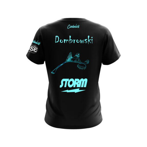 Storm Patrick Dombrowski Teal Giga Coaster CoolWick Bowling Jersey - Image 2