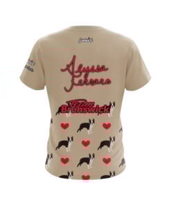 Alternative view of Brunswick Alyssa Ferraro Boston Terrier CoolWick Bowling Jersey