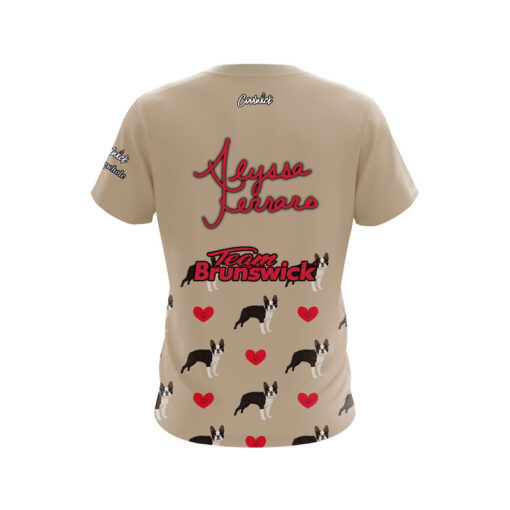 Brunswick Alyssa Ferraro Boston Terrier CoolWick Bowling Jersey - Image 2