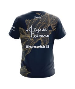 Alternative view of Brunswick Alyssa Ferraro Deco Flowers CoolWick Bowling Jersey