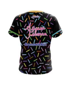 Alternative view of Brunswick Alyssa Ferraro Sprinkles CoolWick Bowling Jersey