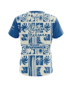 Alternative view of Brunswick Alyssa Ferraro Surfing CoolWick Bowling Jersey