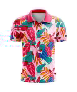 CoolWick Botanical Everyday Button Polo