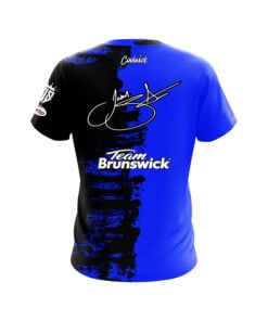 Alternative view of Brunswick Jason Sterner Duotone Blue Black CoolWick Bowling Jersey