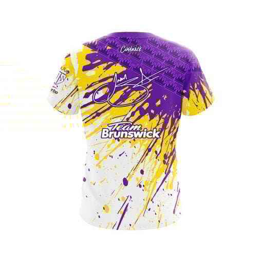 Brunswick Jason Sterner Mamba Paintwave CoolWick Bowling Jersey - Image 2