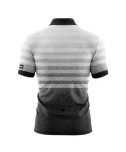 Alternative view of CoolWick Black White Point Everyday Button Polo