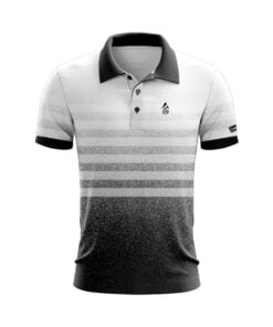 CoolWick Black White Point Everyday Button Polo