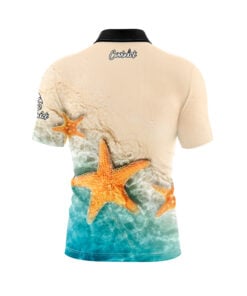 Alternative view of Beach Lover Fast Track CoolWick Bowling Jersey
