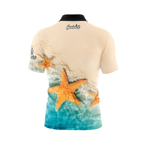 Beach Lover Fast Track CoolWick Bowling Jersey - Image 2