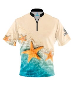 Beach Lover Fast Track CoolWick Bowling Jersey