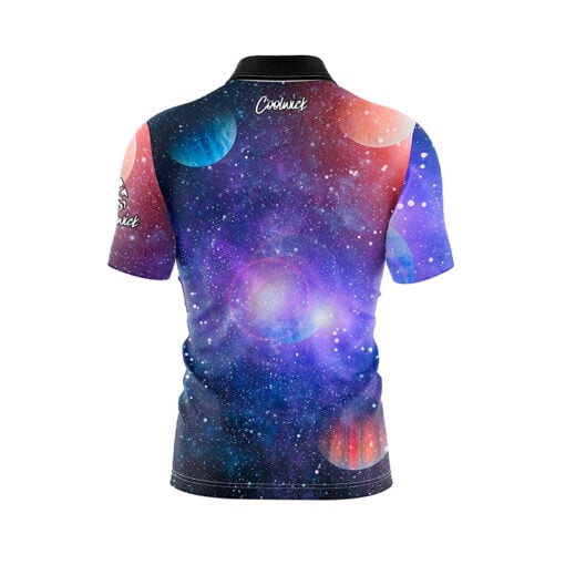 Galaxy Spiral Fast Track CoolWick Bowling Jersey - Image 2