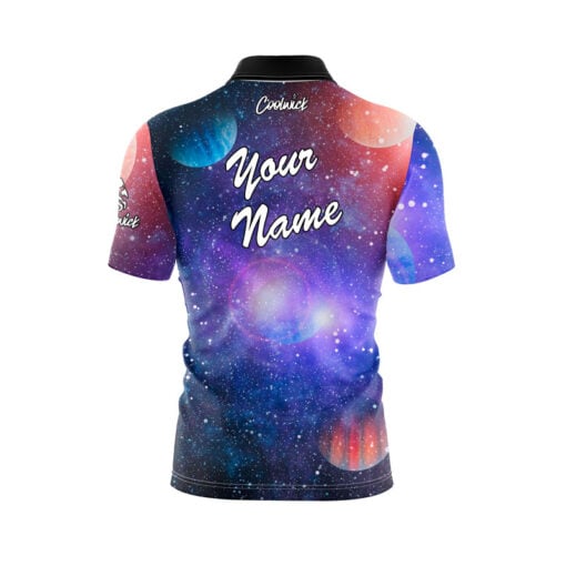 Galaxy Spiral Fast Track CoolWick Bowling Jersey - Image 3