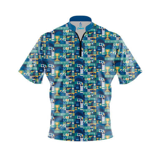 Horse Derby Fast Track CoolWick Bowling Jersey