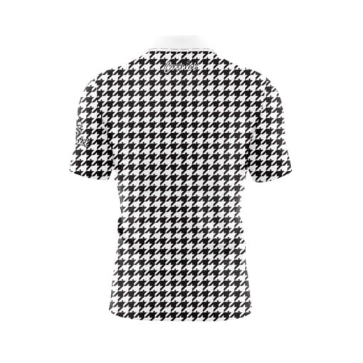 Jagged Checks Fast Track CoolWick Bowling Jersey - Image 2