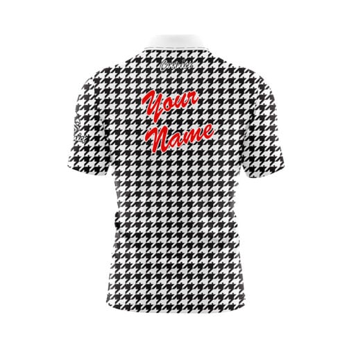 Jagged Checks Fast Track CoolWick Bowling Jersey - Image 3