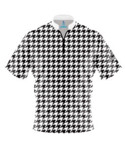 Jagged Checks Fast Track CoolWick Bowling Jersey