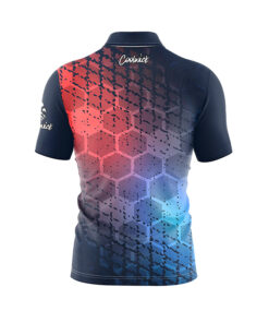 Alternative view of Grunge Sport Hex Fast Track CoolWick Bowling Jersey