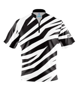 Zebra Stripes Fast Track CoolWick Bowling Jersey
