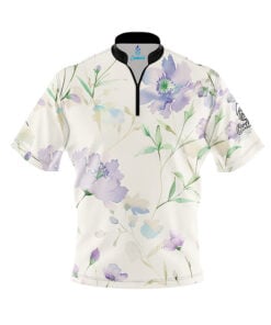 Flower Lilies Fast Track CoolWick Bowling Jersey