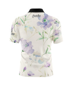 Alternative view of Flower Lilies Fast Track CoolWick Bowling Jersey
