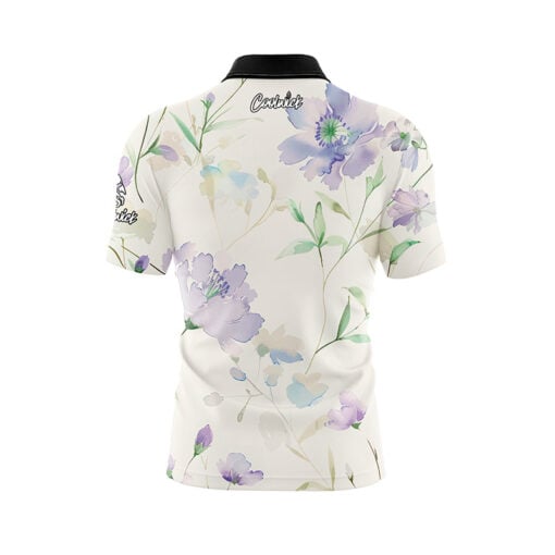 Flower Lilies Fast Track CoolWick Bowling Jersey - Image 2