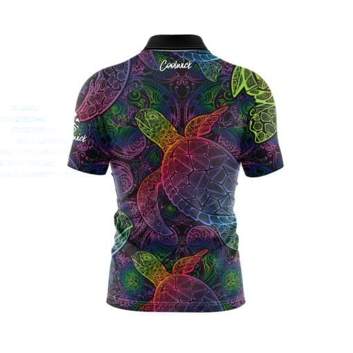 Psychedelic Turtle Fast Track CoolWick Bowling Jersey - Image 2