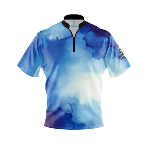 Watercolor Fast Track CoolWick Bowling Jersey