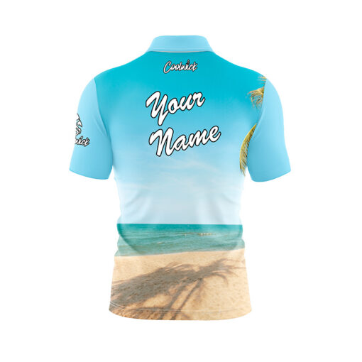 Beach Feelz Fast Track CoolWick Bowling Jersey - Image 3
