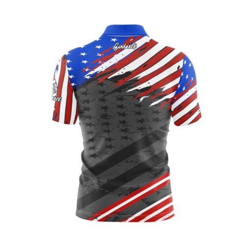 Old Glory 24 Fast Track CoolWick Bowling Jersey - Image 2