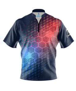 Grunge Sport Hex Fast Track CoolWick Bowling Jersey