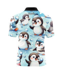 Alternative view of Snowy Furries Fast Track CoolWick Bowling Jersey