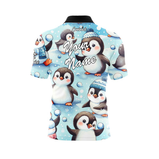 Snowy Furries Fast Track CoolWick Bowling Jersey - Image 3