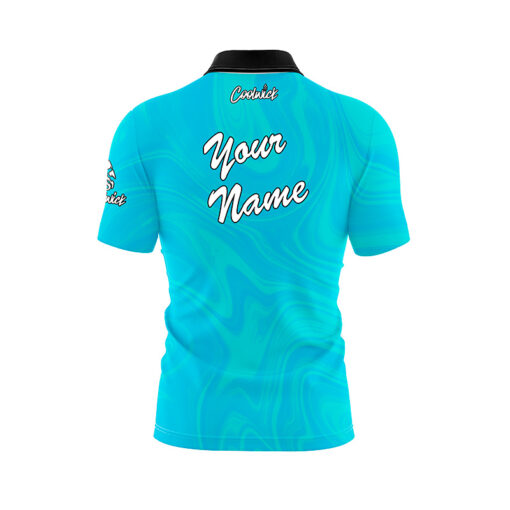 Swirly Gumdrop Fast Track CoolWick Bowling Jersey - Image 3