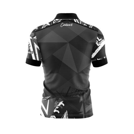 Triangle Burst Fast Track CoolWick Bowling Jersey - Image 2
