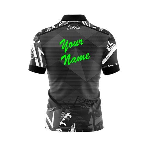 Triangle Burst Fast Track CoolWick Bowling Jersey - Image 3
