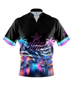 Neon Retro Merica Fast Track CoolWick Bowling Jersey - Roto Grip