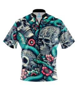 Skull Snakes Fast Track CoolWick Bowling Jersey